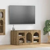 TV staliukas Televizoriaus spintelė ELST 80 x 35 x 40 cm Amatininkų ąžuolas