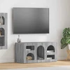 TV staliukas Televizoriaus spintelė ELST 80 x 35 x 40 cm Pilkas Sonoma