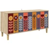 TV staliukas Televizoriaus spintelė ESSEN 102 x 33 x 50 cm Sonoma ąžuolo