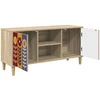 TV staliukas Televizoriaus spintelė ESSEN 102 x 33 x 50 cm Sonoma ąžuolo