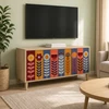 TV staliukas Televizoriaus spintelė ESSEN 102 x 33 x 50 cm Sonoma ąžuolo