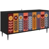 TV staliukas Televizoriaus spintelė ESSEN 102 x 33 x 51 cm Juodojo ąžuolo