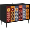 TV staliukas Televizoriaus spintelė ESSEN 69 x 33 x 50,5 cm Juodojo ąžuolo
