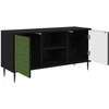 TV staliukas Televizoriaus spintelė GELEEN 102 x 33 x 51 cm Juodojo ąžuolo