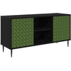 TV staliukas Televizoriaus spintelė GELEEN 102 x 33 x 51 cm Juodojo ąžuolo