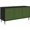 TV staliukas Televizoriaus spintelė GELEEN 102 x 33 x 51 cm Juodojo ąžuolo