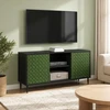 TV staliukas Televizoriaus spintelė GELEEN 102 x 33 x 51 cm Juodojo ąžuolo