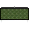 TV staliukas Televizoriaus spintelė GELEEN 102 x 33 x 51 cm Juodojo ąžuolo