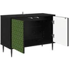 TV staliukas Televizoriaus spintelė GELEEN 69 x 33 x 50,5 cm Juodojo ąžuolo