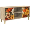 TV staliukas Televizoriaus spintelė GENNEP 102 x 33 x 50 cm Sonoma ąžuolo