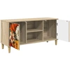 TV staliukas Televizoriaus spintelė GENNEP 102 x 33 x 50 cm Sonoma ąžuolo