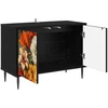 TV staliukas Televizoriaus spintelė GENNEP 69 x 33 x 50,5 cm Juodojo ąžuolo