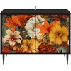 TV staliukas Televizoriaus spintelė GENNEP 69 x 33 x 50,5 cm Juodojo ąžuolo