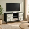 TV staliukas Televizoriaus spintelė GOTHA 102 x 33 x 51 cm Juodojo ąžuolo