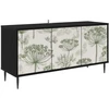 TV staliukas Televizoriaus spintelė GOTHA 102 x 33 x 51 cm Juodojo ąžuolo