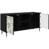 TV staliukas Televizoriaus spintelė GOTHA 102 x 33 x 51 cm Juodojo ąžuolo