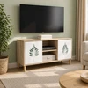 TV staliukas Televizoriaus spintelė HANAU 102 x 33 x 50 cm Sonoma ąžuolo