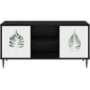 TV staliukas Televizoriaus spintelė HANAU 102 x 33 x 51 cm Juodojo ąžuolo