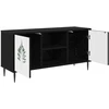 TV staliukas Televizoriaus spintelė HANAU 102 x 33 x 51 cm Juodojo ąžuolo