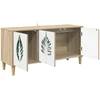 TV staliukas Televizoriaus spintelė HANAU 102 x 33 x 50 cm Sonoma ąžuolo