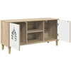 TV staliukas Televizoriaus spintelė HANAU 102 x 33 x 50 cm Sonoma ąžuolo