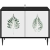 TV staliukas Televizoriaus spintelė HANAU 69 x 33 x 50,5 cm Juodojo ąžuolo