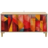 TV staliukas Televizoriaus spintelė HEESCH 102 x 33 x 50 cm Sonoma ąžuolo