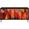 TV staliukas Televizoriaus spintelė HEESCH 102 x 33 x 51 cm Juodojo ąžuolo