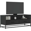 TV staliukas Televizoriaus spintelė, juoda, 100x34,5x40cm, mediena/metalas