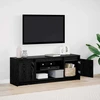 TV staliukas TV vienetai 139,5 x 34 x 50 cm Juoda Apdirbta mediena
