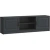 TV staliukas Televizoriaus spintelė Juoda 150 x 31 x 47 cm Apdirbta mediena