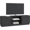 TV staliukas Televizoriaus spintelė Juoda 150 x 31 x 47 cm Apdirbta mediena