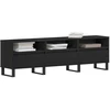 TV staliukas Televizoriaus spintelė 150 x 30 x 44,5 cm Juodas ąžuolas