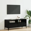 TV staliukas Televizoriaus spintelė Juodas ąžuolas 100 x 34,5 x 44,5 cm