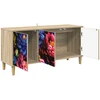 TV staliukas Televizoriaus spintelė KIEL 102 x 33 x 50 cm Sonoma ąžuolo