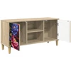 TV staliukas Televizoriaus spintelė KIEL 102 x 33 x 50 cm Sonoma ąžuolo