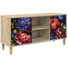 TV staliukas Televizoriaus spintelė KIEL 102 x 33 x 50 cm Sonoma ąžuolo