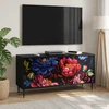 TV staliukas Televizoriaus spintelė KIEL 102 x 33 x 51 cm Juodojo ąžuolo