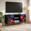 TV staliukas Televizoriaus spintelė KIEL 102 x 33 x 51 cm Juodojo ąžuolo