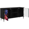 TV staliukas Televizoriaus spintelė KIEL 102 x 33 x 51 cm Juodojo ąžuolo