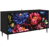 TV staliukas Televizoriaus spintelė KIEL 102 x 33 x 51 cm Juodojo ąžuolo
