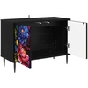 TV staliukas Televizoriaus spintelė KIEL 69 x 33 x 50,5 cm Juodojo ąžuolo