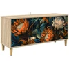 TV staliukas Televizoriaus spintelė LOCHEM 102 x 33 x 50 cm Sonoma ąžuolo