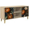 TV staliukas Televizoriaus spintelė LOCHEM 102 x 33 x 50 cm Sonoma ąžuolo