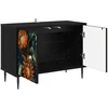 TV staliukas Televizoriaus spintelė LOCHEM 69 x 33 x 50,5 cm Juodojo ąžuolo