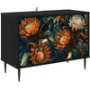 TV staliukas Televizoriaus spintelė LOCHEM 69 x 33 x 50,5 cm Juodojo ąžuolo