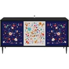 TV staliukas Televizoriaus spintelė MAINZ 102 x 33 x 51 cm Juodojo ąžuolo