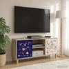 TV staliukas Televizoriaus spintelė MAINZ 102 x 33 x 50 cm Sonoma ąžuolo