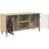 TV staliukas Televizoriaus spintelė OMMEN 102 x 33 x 50 cm Sonoma ąžuolo