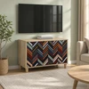 TV staliukas Televizoriaus spintelė OMMEN 69 x 33 x 50 cm Sonoma ąžuolo